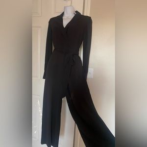 Womens Wide Leg Crop Jumpsuit